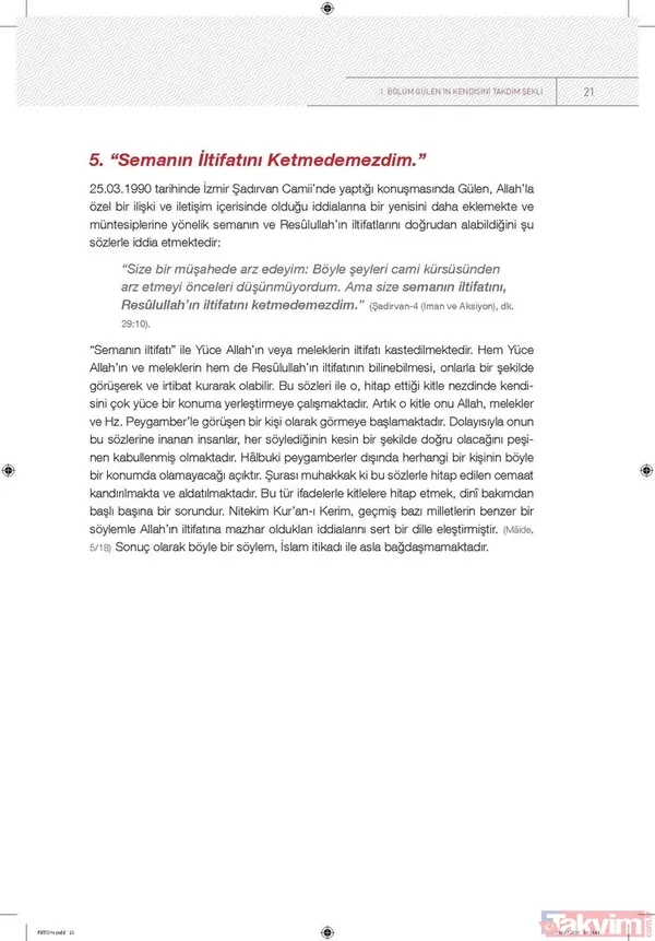 Mehmet Görmez Diyanet'in FETÖ raporunu açıkladı - 19