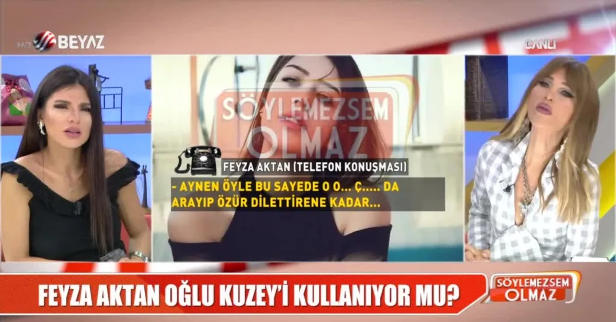Feyza Aktan hakkında olay ses kaydı!