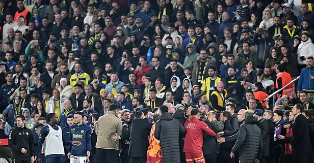 Olaylı Fenerbahçe - Galatasaray derbisi sonrası emniyet harekete geçti