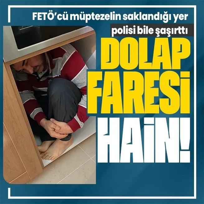 Son dakika: Bursada FETÖ operasyonu! Kesinleşmiş cezası olan FETÖcü mutfak dolabından çıktı