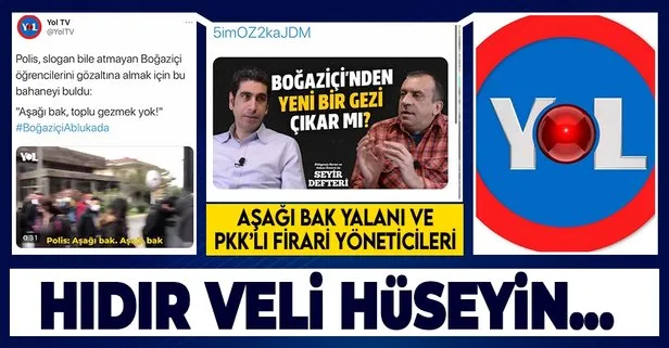 Boğaziçi Üniversitesi’nde başlayan eylemleri Aşağı bak yalanıyla tahrik eden Yol TV’nin PKK’lı iki ortağı Almanya’da!