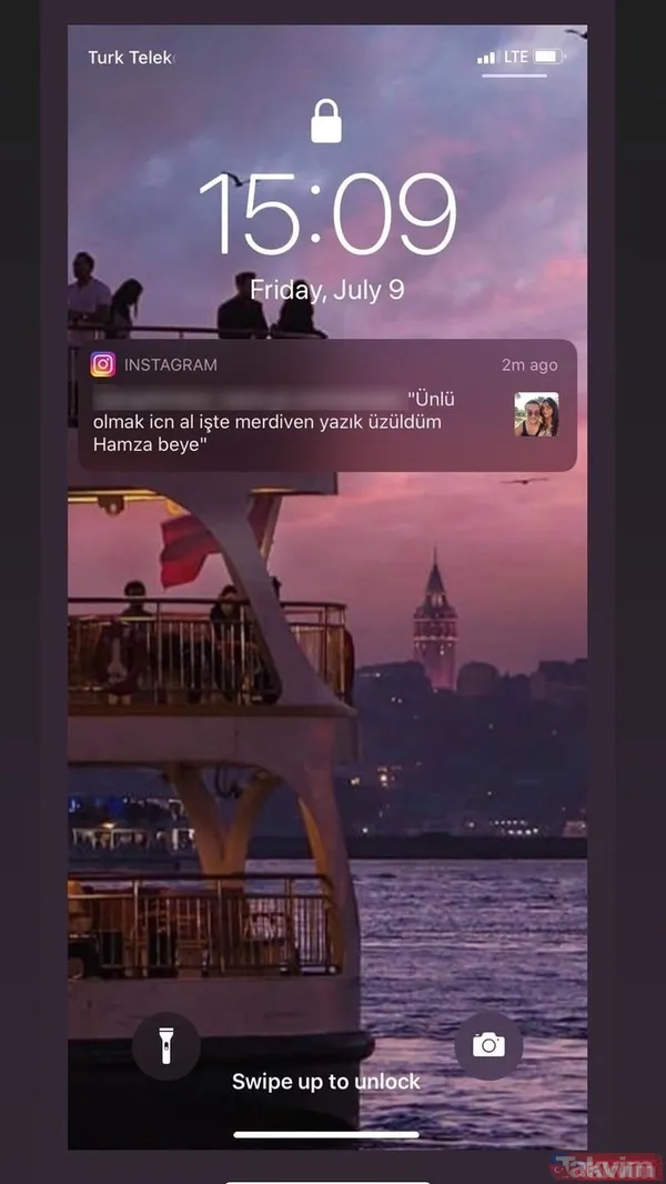 Sosyal Medya Kullanıcılarından Çirkin Mesajlar Alan Yazıcı, Instagram Hesabında Sitem Etti.