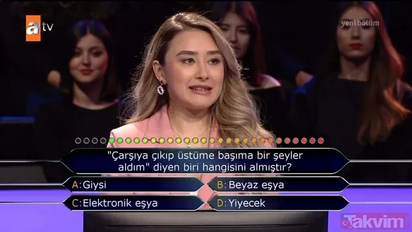Kim Milyoner Olmak İster'de dikkat çeken Türk Dil Kurumu sorusu! Tsunaminin diğer adı nedir? - 43