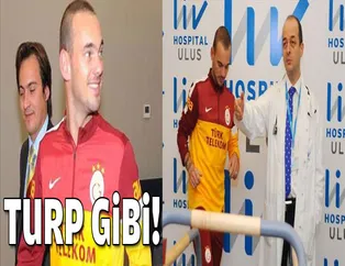 Sneijder sağlık kontrolünden geçti