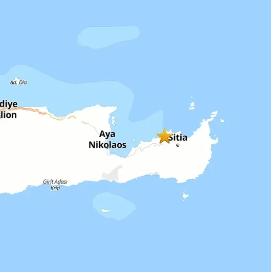 Girit’te şiddetli deprem!