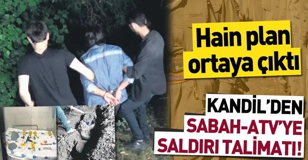 Terör örgütü PKK’dan SABAH-ATV’ye saldırı talimatı