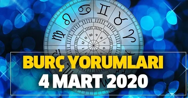 Gunluk Burc Yorumlari 4 Mart 2020 Carsamba Takvim