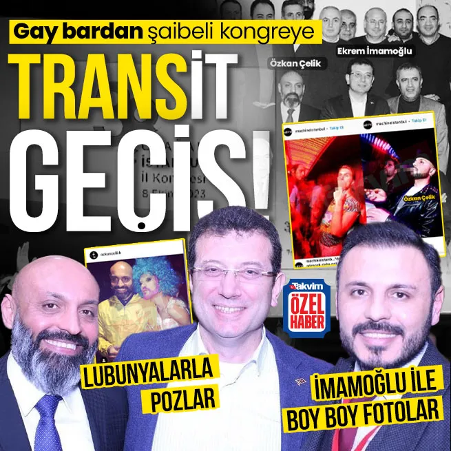 Gay bardan şaibeli kongreye! CHPli Özgür Çelik ve Özkan Çelikin LGBT mekanı gündemde: Lubunyalarla pozlar İmamoğlu ile boy boy fotolar