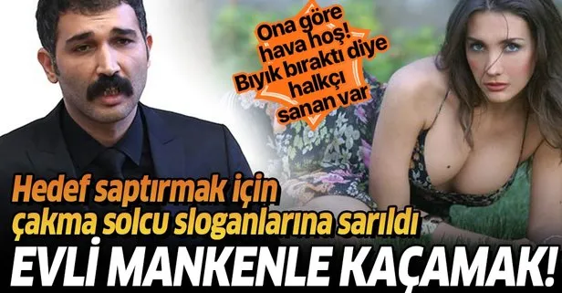 Evli manken Pınar Güsar ile yakalanan TİP milletvekili Barış Atay hedef saptırmak için hükümeti hedef aldı!