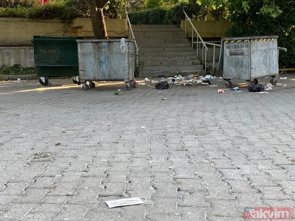 Caddebostan sahilinde büyük rezillik! Her yer çöp içinde - 3