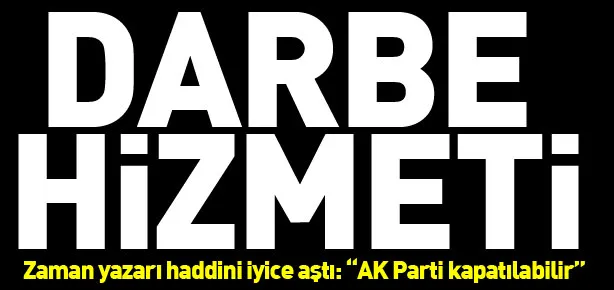 Türköne darbe çığırtkanlığına devam ediyor!