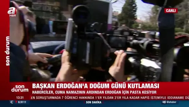 Başkan Recep Tayyip Erdoğan'a doğum günü sürprizi!
