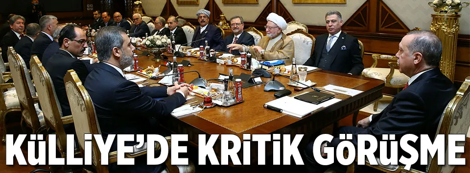 Erdoğan, Türkmenleri Külliye’de kabul etti