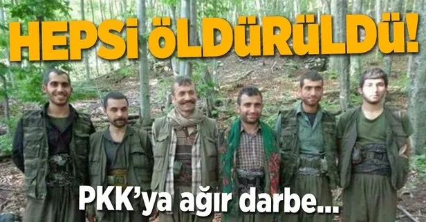 Amanos’ta PKK’ya büyük darbe! Hepsi öldürüldü