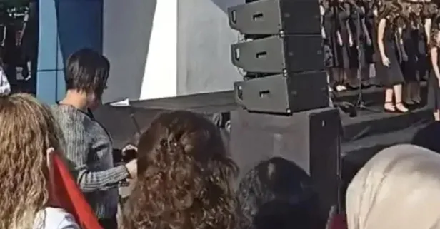 Antalya'daki 29 Ekim kutlamalarında skandal konuşma! Öğretmen Emine Karakaş Türkiye Yüzyılı'nı hedef aldı muhalefet ve hainler alkışladı