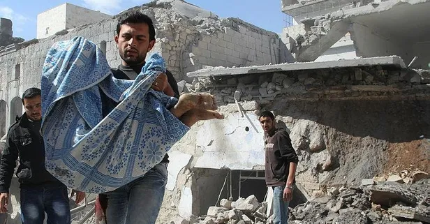 İdlib'te sığınmacı kampına saldırı