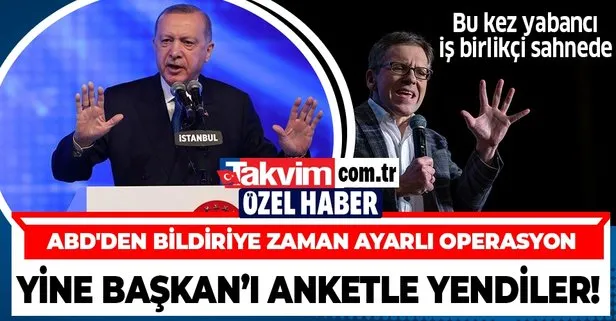 Muhaliflerin yalanlarına ne kadar benziyor! ABD’den bildiriyle zaman ayarlı Başkan Erdoğan bu kez yenilecek anketi...