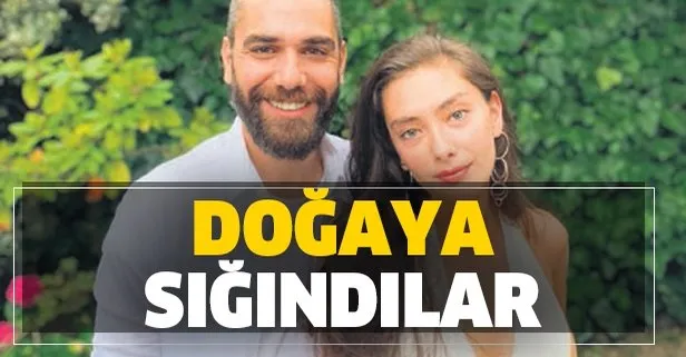 Neslihan Atagül ile Kadir Doğulu karantina günlerinde doğaya sığındı