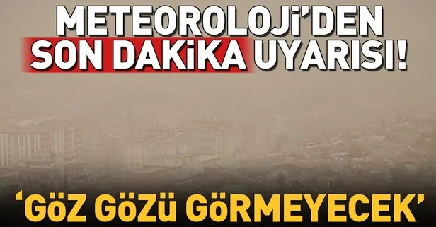 Son dakika: Meteoroloji’den son dakika toz taşınımı uyarısı! İstanbul hava durumu nasıl olacak?