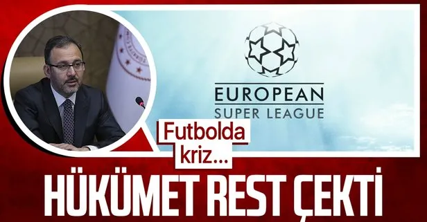 Hükümetten Avrupa Süper Ligi'ne rest