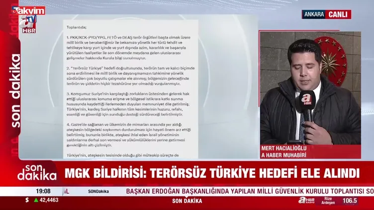 2025 yılının son MGK bildirisi yayınlandı!