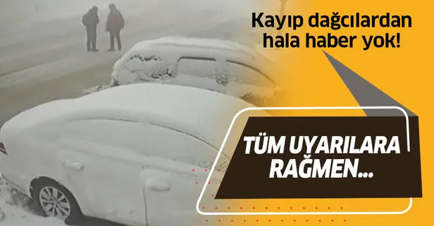 Uludağ'da kaybolan iki dağcının arkadaşlarını dinlemedikleri ortaya çıktı!