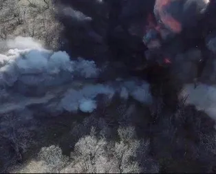 PKK’nın gizli toplantı merkezi başlarına yıkıldı
