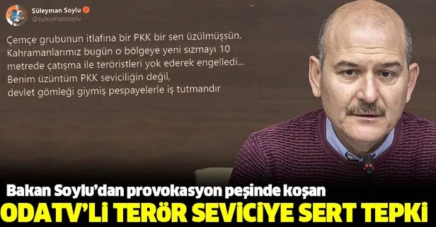 Son dakika: İçişleri Bakanı Süleyman Soylu’dan OdaTV çalışanı Müyesser Yıldız’a sert tepki