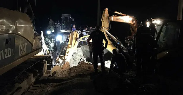 Bursa’da göçük altında kalan işçi 8 saat sonra kurtarıldı