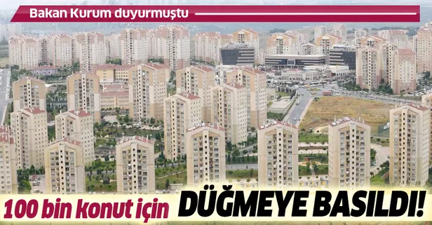 TOKİ 100 bin konut projesinde temeller atıldı!