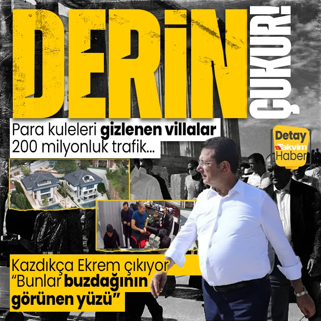 Para kuleleri, villalar, 200 milyonluk trafik! Merkezinde Ekrem İmamoğlu var... Kazdıkça derinleşiyor!