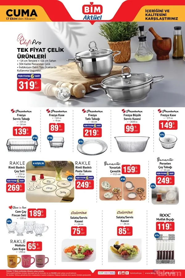 BİM 17 Ekim 2025 kataloğu yayımlandı: Bu hafta ev elektroniği ve bebek ürünlerinde indirim - 8