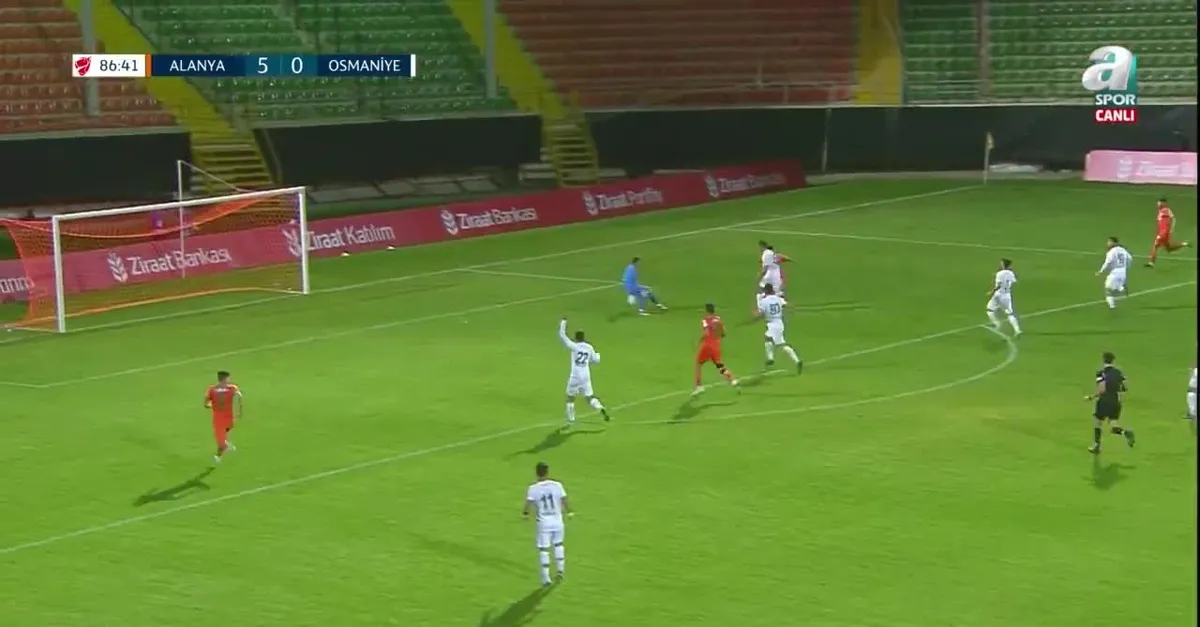 Alanyaspor 6-0 Osmaniyespor | El Mami Tetah
