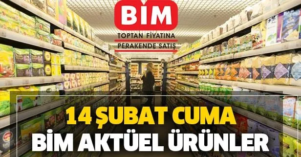 BİM 14 Şubat 2020 aktüel ürünler kataloğu: Cuma günü indirimlerinde o ürünler dikkat çekiyor