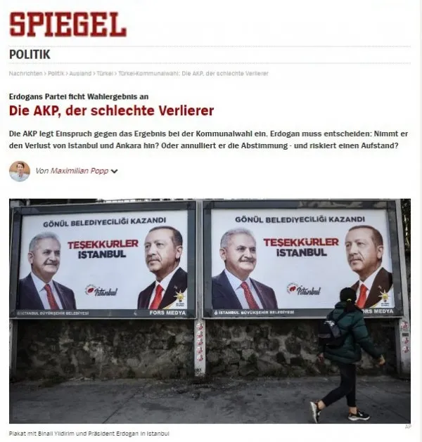 Gezi kalkışmasında eylemcileri kışkırtan Der Spiegel'den yerel seçimler için skandal haber-1