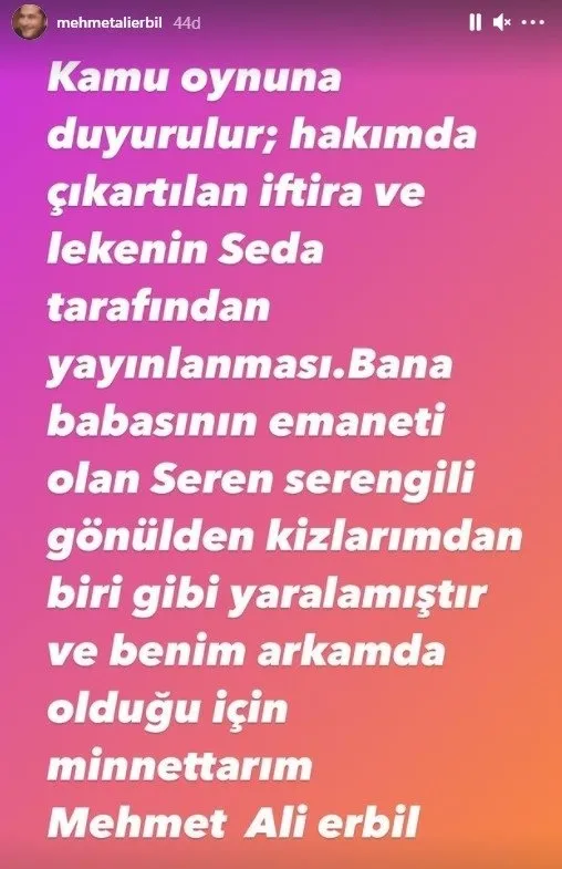 Seda Sayan Mehmet Ali Erbil'i tecavüzle ifşa etti Mali anında çark etti 'ilaçların etkisi!' Seren Serengil de işin içine girince...-10
