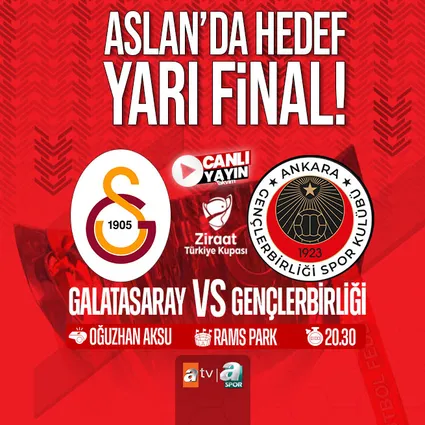 Galatasaray - Gençlerbirliği | CANLI YAYIN