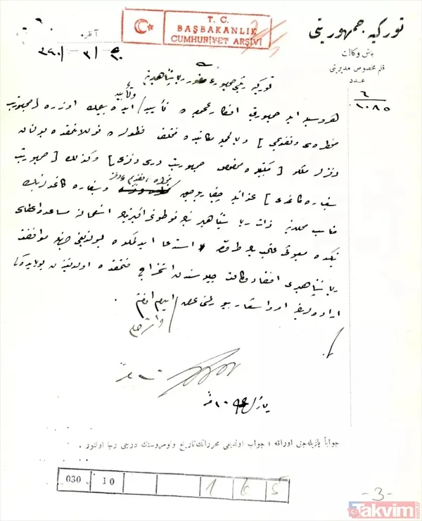 102. yılında belgelerle Cumhuriyet! Arşivden neler çıktı - 39