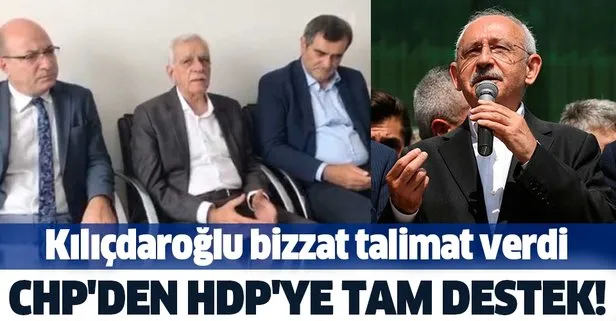 CHP'den ortağı HDP'ye tam destek!