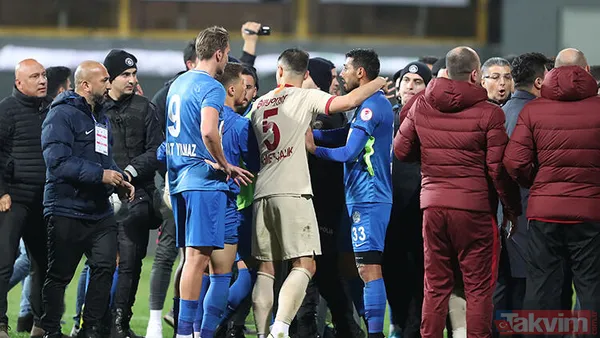 Göztepe maçında Galatasaray kaptanları birbirinin üzerine yürüdü! - 7