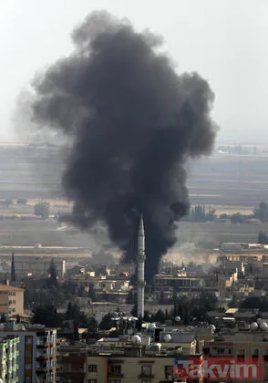 Rasulayn ve Ayn el Arap'ta terör hedefleri vuruluyor! Gökyüzü simsiyah oldu - 13