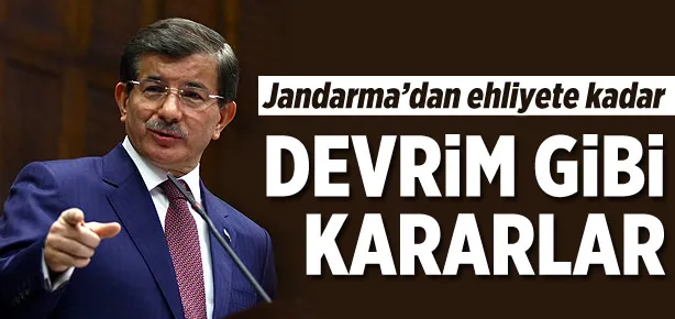 Devrim gibi kararlar!