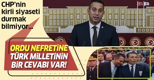 CHP'nin kirli siyaseti durmak bilmiyor! CHP Mersin Milletvekili Ali Mahir Başarır'ın ordu nefretine Türk milletinin bir cevabı var