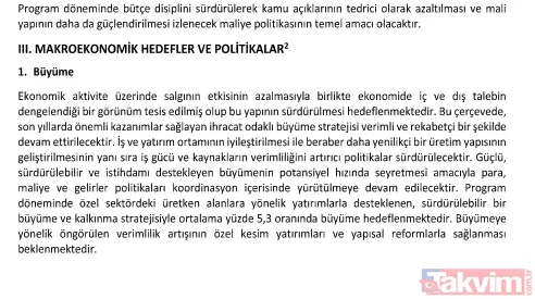 Orta Vadeli Program yayınlamdı: İşte sayfa sayfa 3 yıllık yol haritası - 35