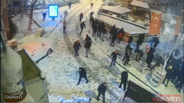 İstanbul'da kartopu savaşı çatışmaya dönüştü! Silahlar çekildi 6 yaralı - 12