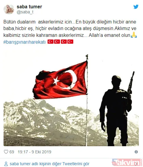 Barış Pınarı Harekatı'na susanlara Yusuf Güney'den anlamlı video! Ünlü isimlerden Barış Pınarı Harekatı'na destek yağıyor... - 20