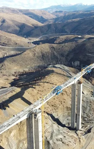 Türkiye'nin en yüksek ayaklı viyadüğü Eğiste'nin açılış tarihi belli oldu! Konya-Antalya arası 2 saat 15 dakikaya düşecek