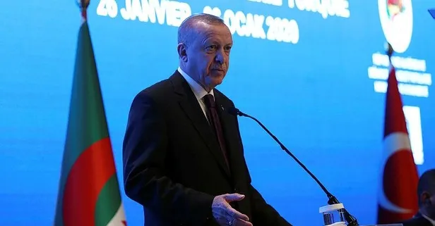 Başkan Erdoğan Cezayir'de onuruna verilen yemeğe katıldı
