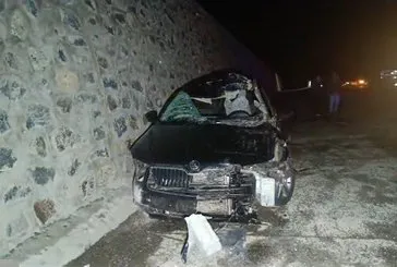 Yola fırlayan başıboş at ölüm getirdi! Bingöl- Sancak kara yolunda feci kaza