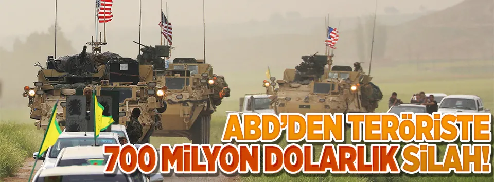 ABD’den YPG’ye 700 milyon dolarlık silah